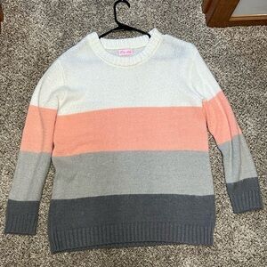 Pink Lily Color-Block sweater!